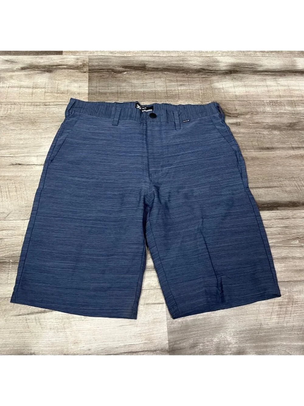 Hurley Athletic Mid Rise Cutback Hybrid Shorts Obsidian Blue Men’s Size 30
